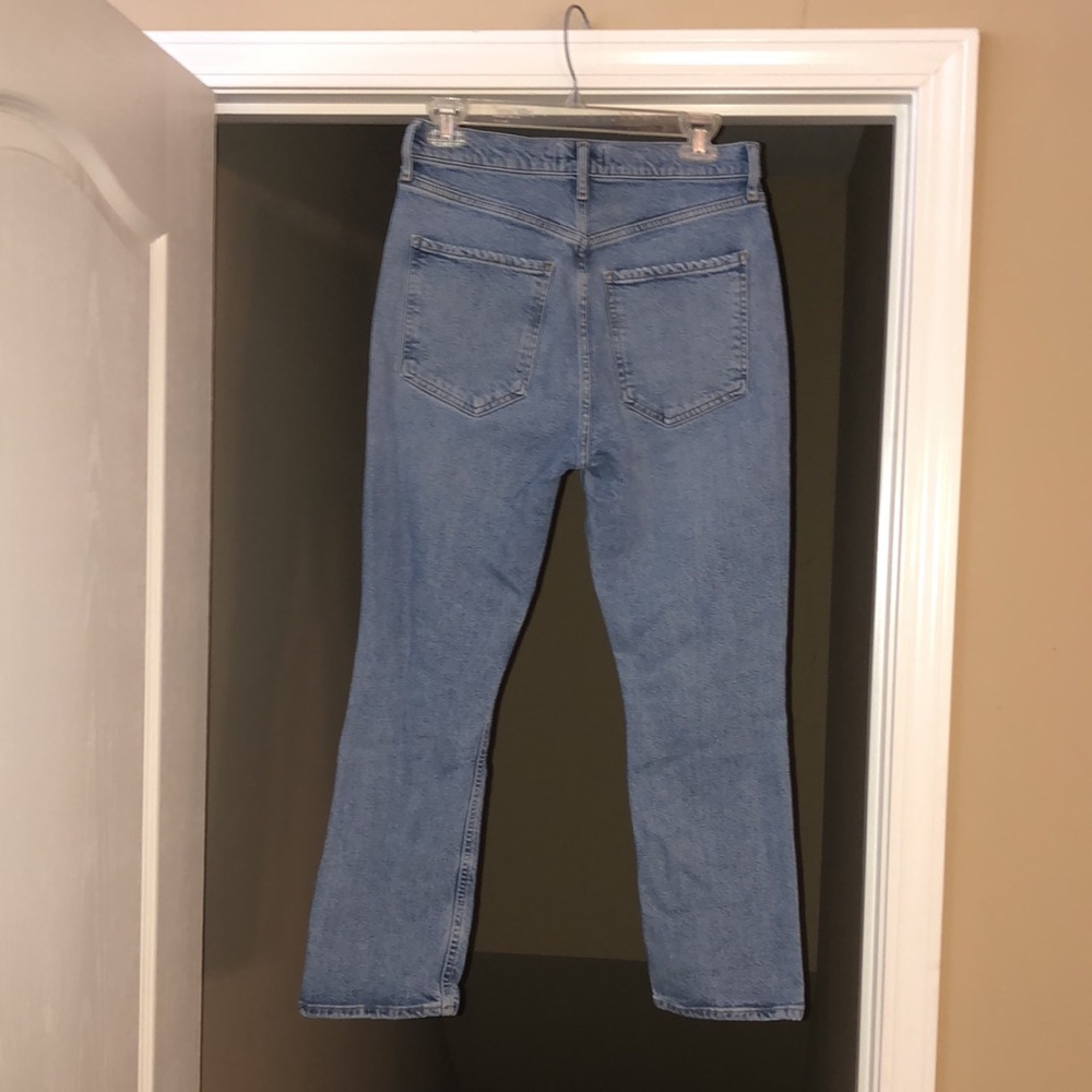 Agolde “Riley” High Rise Distressed Jeans, Size 27. - Picture 13 of 14